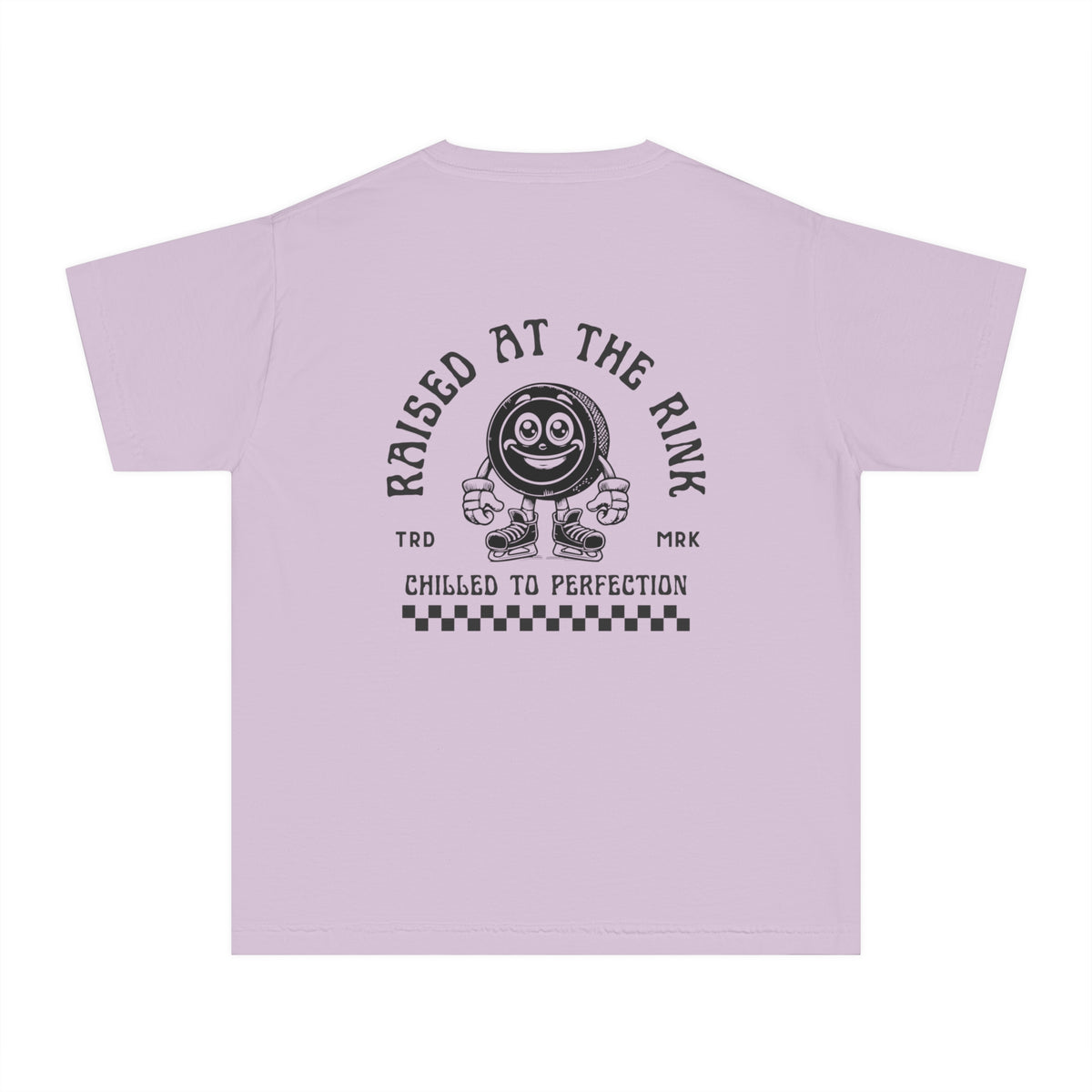 Raised at the Rink Comfort Colors Youth Midweight Tee