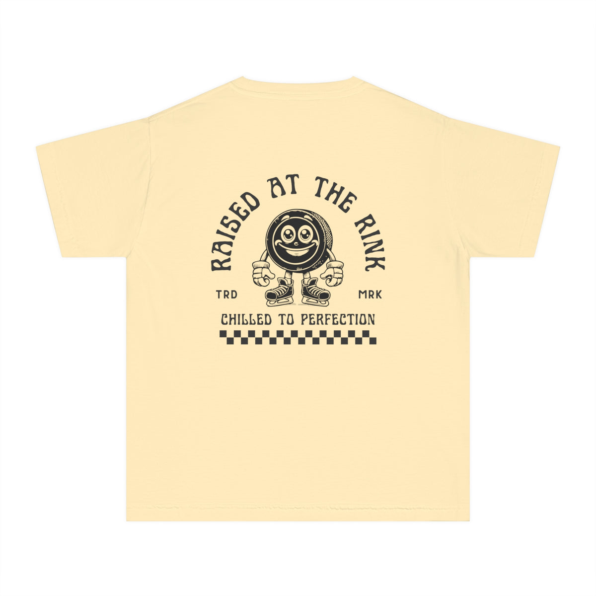 Raised at the Rink Comfort Colors Youth Midweight Tee