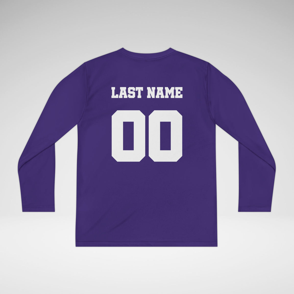 Custom Youth Team Long Sleeve Performance Shirt