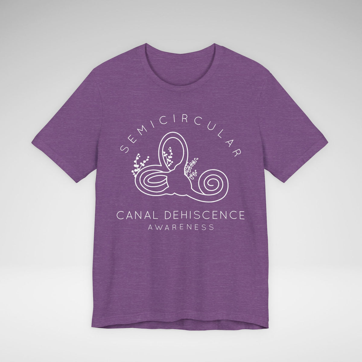 Semicircular Canal Dehiscence Awareness Awareness Bella Canvas Unisex Jersey Short Sleeve Tee