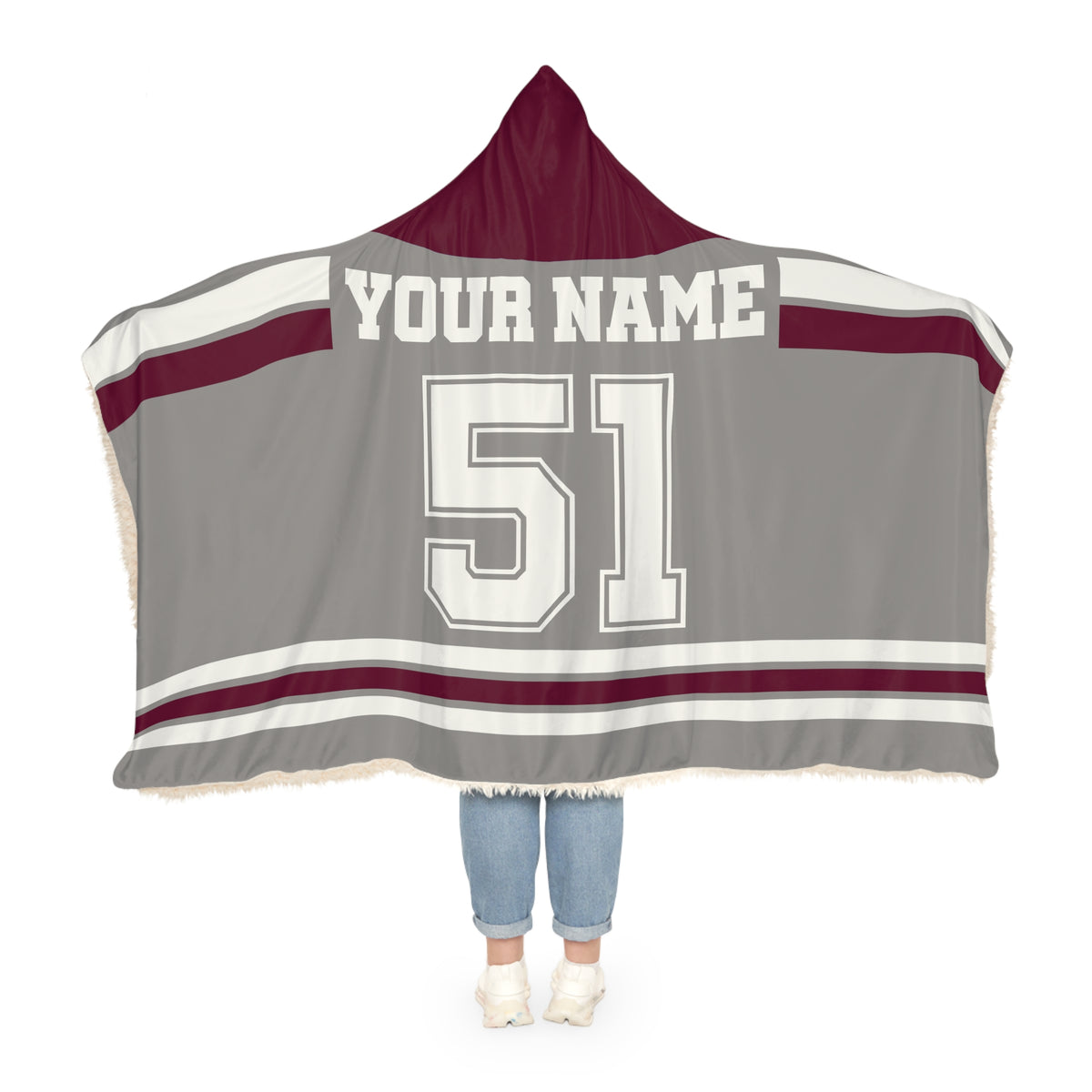 Custom Team Hooded Blanket