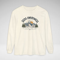 SCDS Awareness “Different Balance, Same Adventure” Comfort Colors Unisex Garment-dyed Long Sleeve T-Shirt