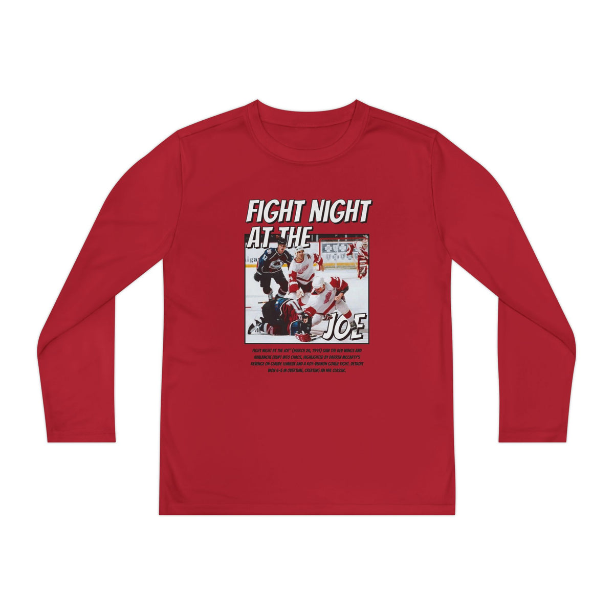 Fight Night at the Joe Youth Long Sleeve Competitor Tee