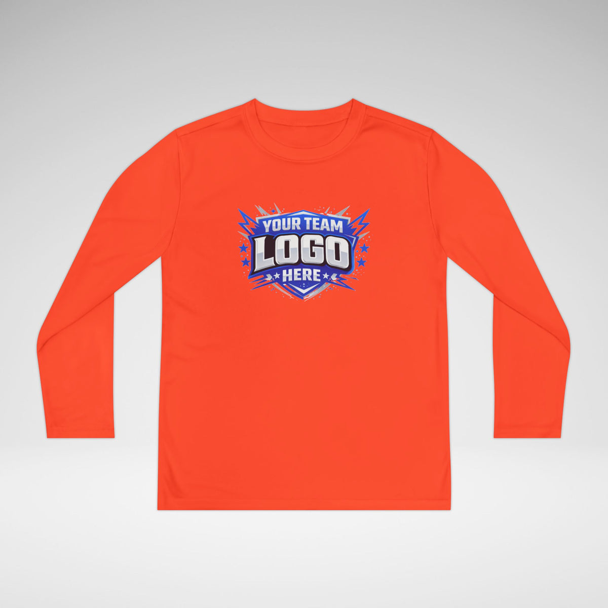 Custom Youth Team Long Sleeve Performance Shirt