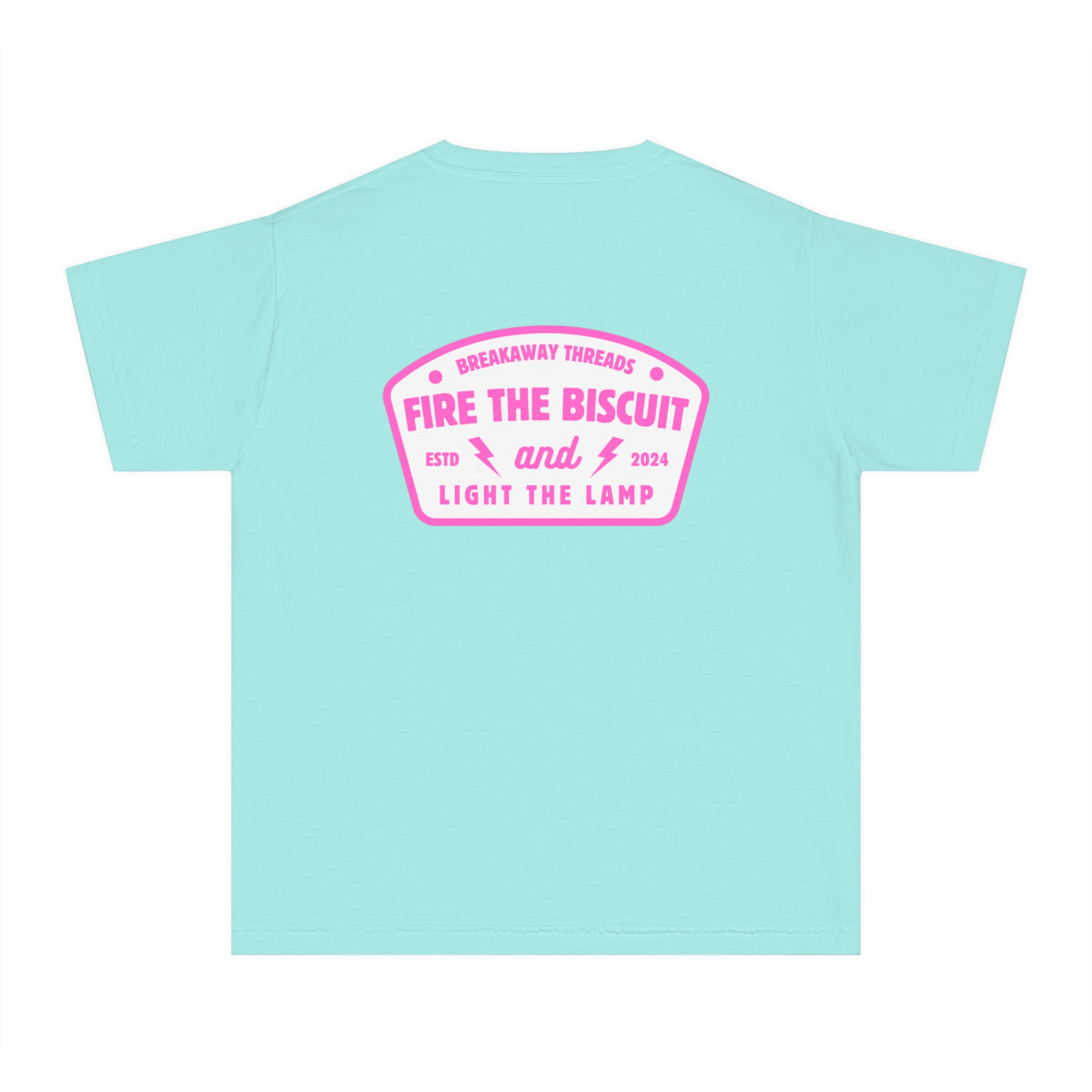 Fire The Biscuit And Light The Lamp Comfort Colors Youth Midweight Tee