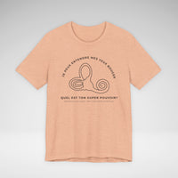 Déhiscence du canal semi-circulaire supérieur Bella Canvas Unisex Jersey Short Sleeve Tee