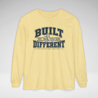 Built Different SCDS Awareness Comfort Colors Unisex Garment-dyed Long Sleeve T-Shirt