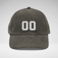 Custom Number Corduroy Hat