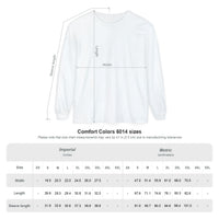 Semicircular Canal Dehiscence Comfort Colors Unisex Garment-dyed Long Sleeve T-Shirt