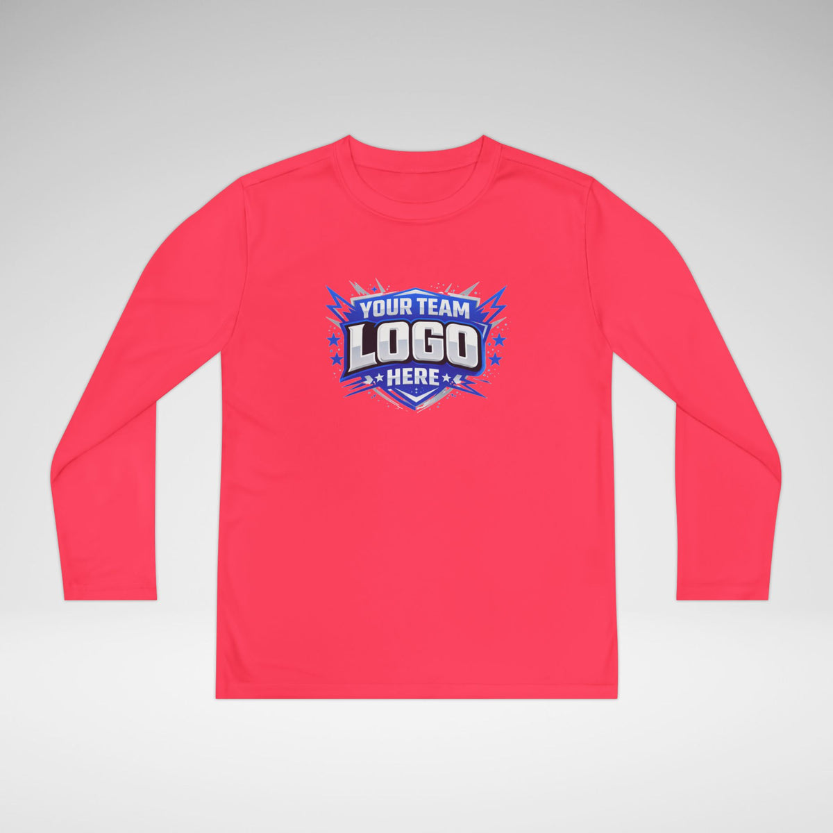 Custom Youth Team Long Sleeve Performance Shirt