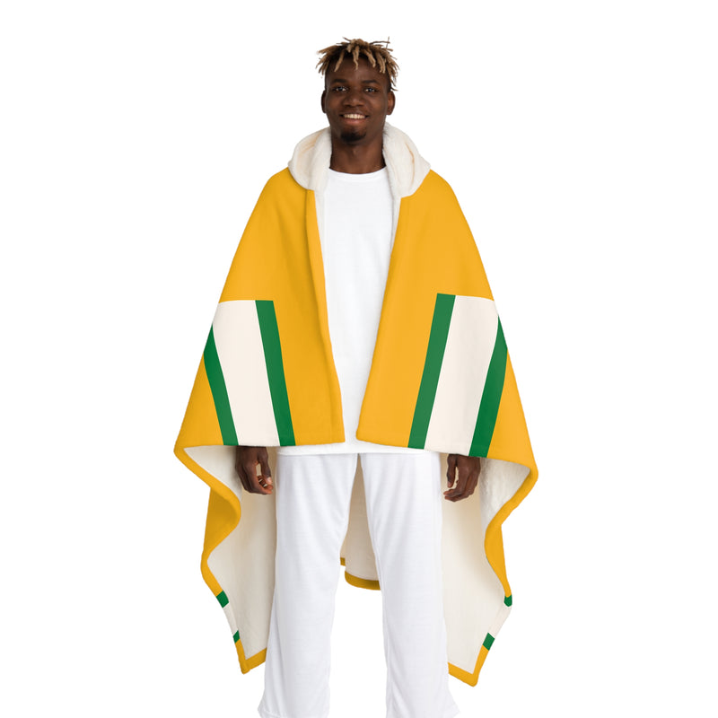 Custom Team Blanket Hooded Sherpa Fleece Blanket – Cozy Oversized Hooded Throw
