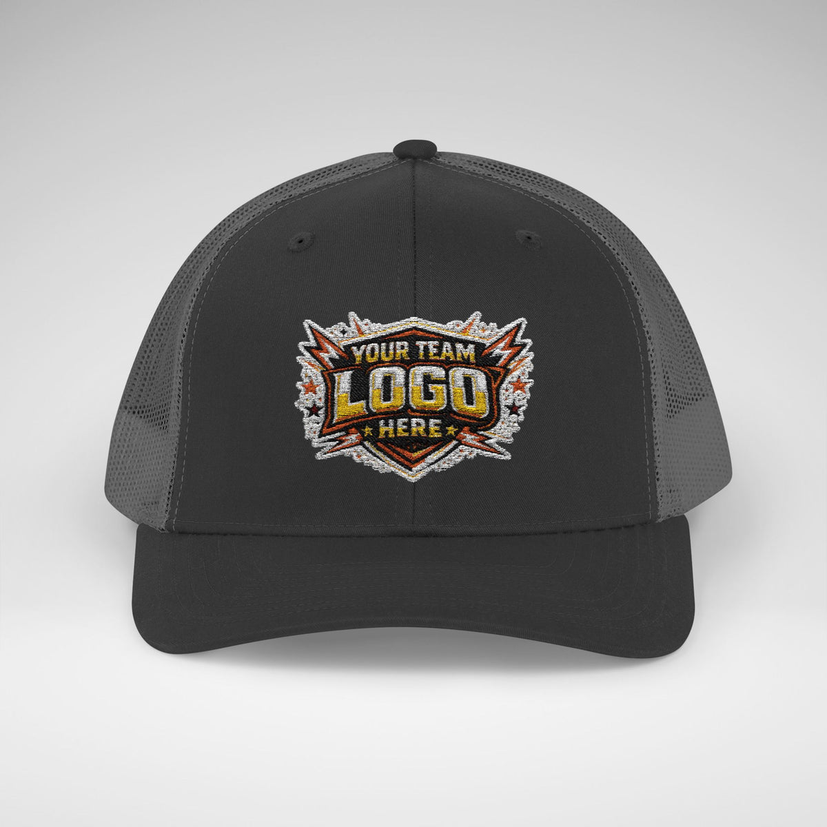 Custom Team Logo Patch Snapback Trucker Cap
