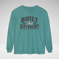 Built Different SCDS Awareness Comfort Colors Unisex Garment-dyed Long Sleeve T-Shirt