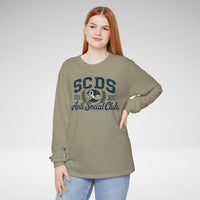 SCDS Anti Social Club Comfort Colors Unisex Garment-dyed Long Sleeve T-Shirt