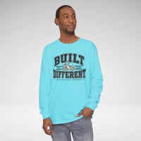 Built Different SCDS Awareness Comfort Colors Unisex Garment-dyed Long Sleeve T-Shirt