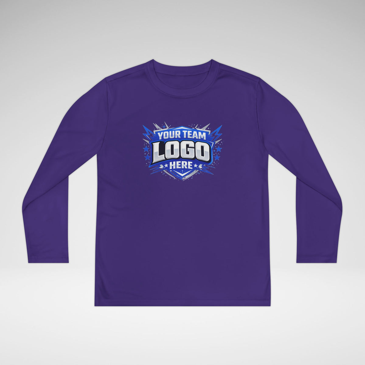 Custom Youth Team Long Sleeve Performance Shirt