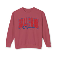 Ballpark Mama Comfort Colors Unisex Lightweight Crewneck Sweatshirt