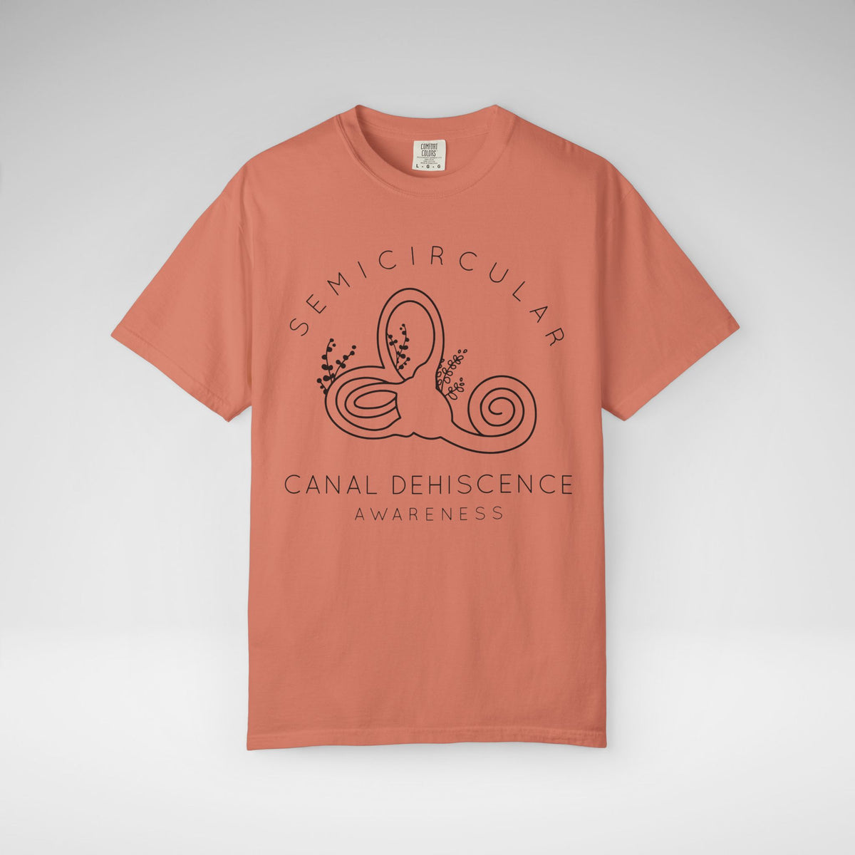 Semicircular Canal Dehiscence Comfort Colors Unisex Garment-Dyed T-shirt