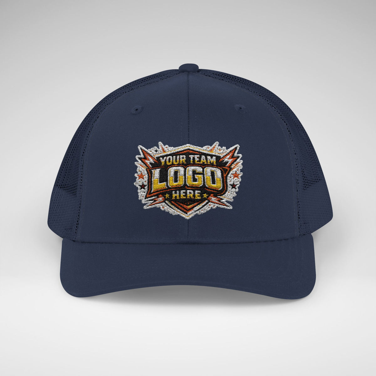 Custom Team Logo Patch Snapback Trucker Cap