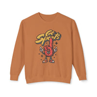 Go Sports Comfort Colors Unisex Lightweight Crewneck Sweatshirt