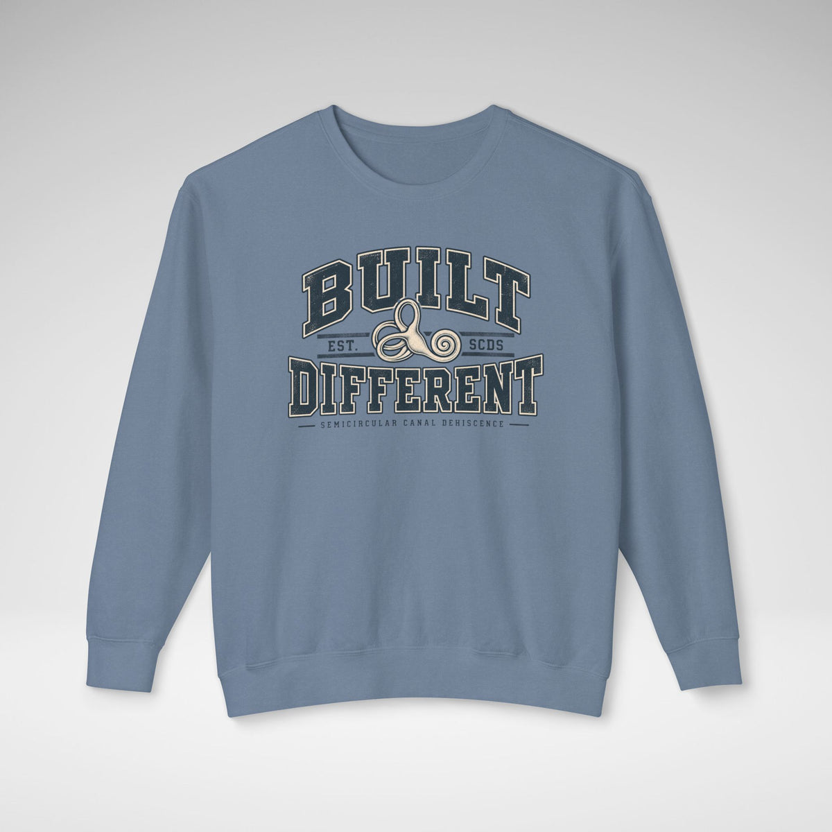 Built Different SCDS Awareness Comfort Colors® Crewneck Sweatshirt