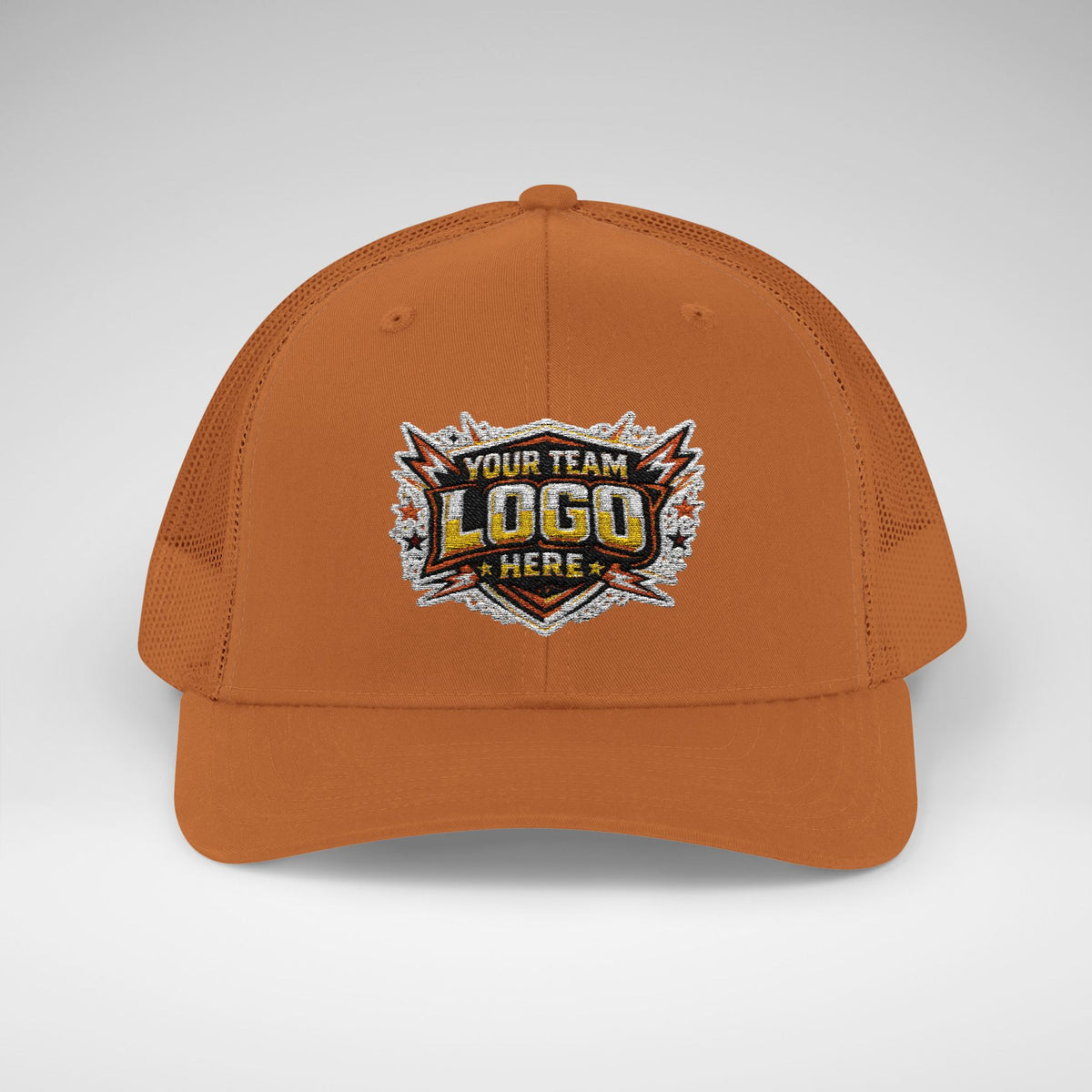 Custom Team Logo Patch Snapback Trucker Cap