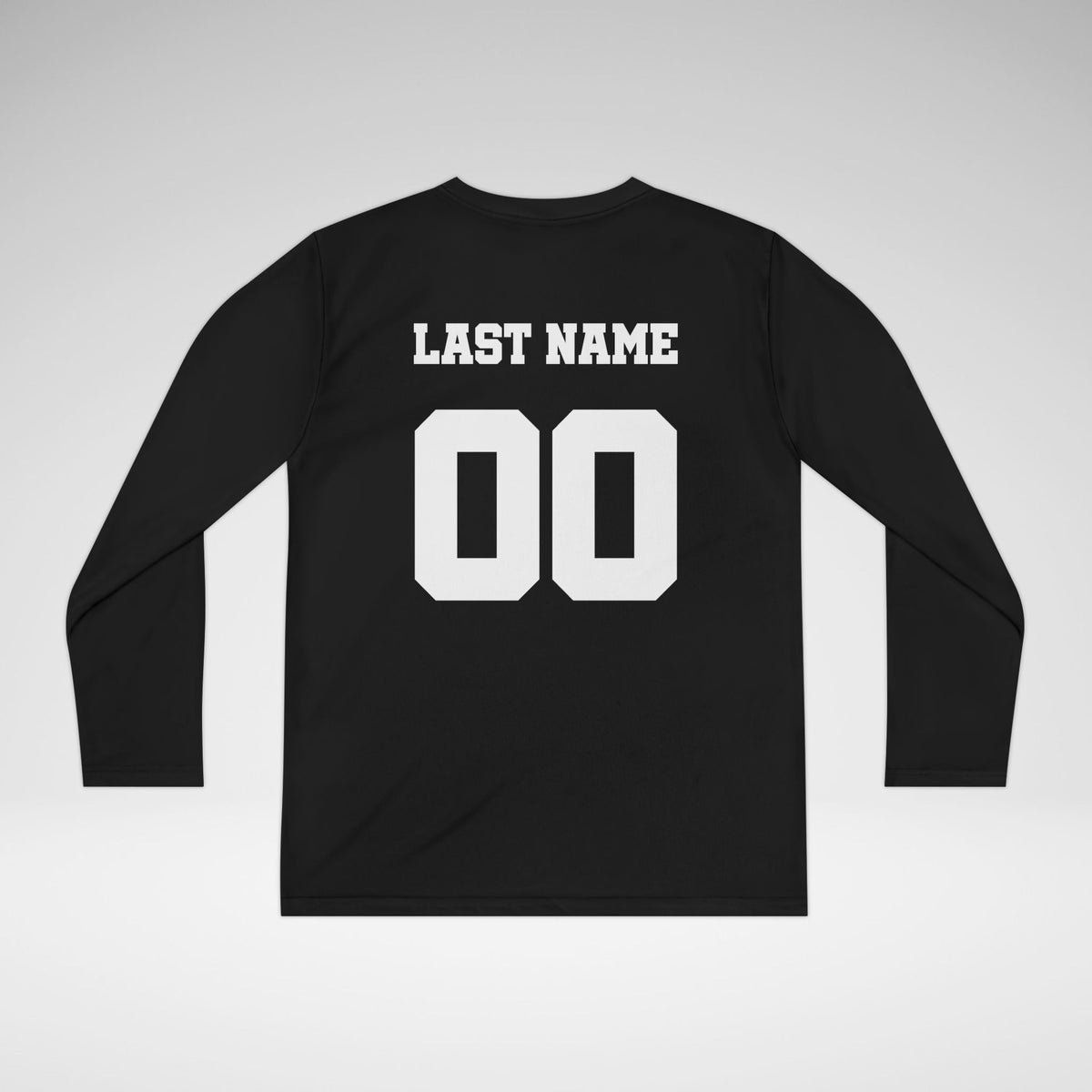 Custom Youth Team Long Sleeve Performance Shirt