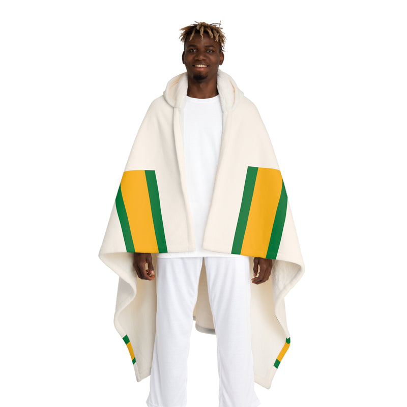 Custom Team Blanket Hooded Sherpa Fleece Blanket – Cozy Oversized Hooded Throw