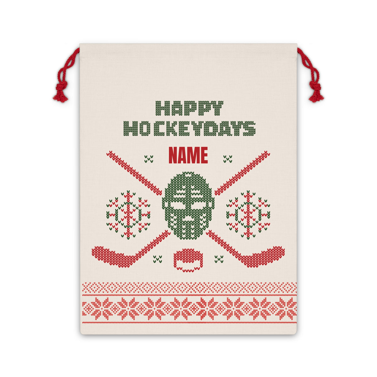 Custom Name Happy Hockeydays Gift Bag