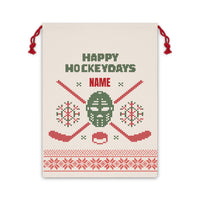 Custom Name Happy Hockeydays Gift Bag