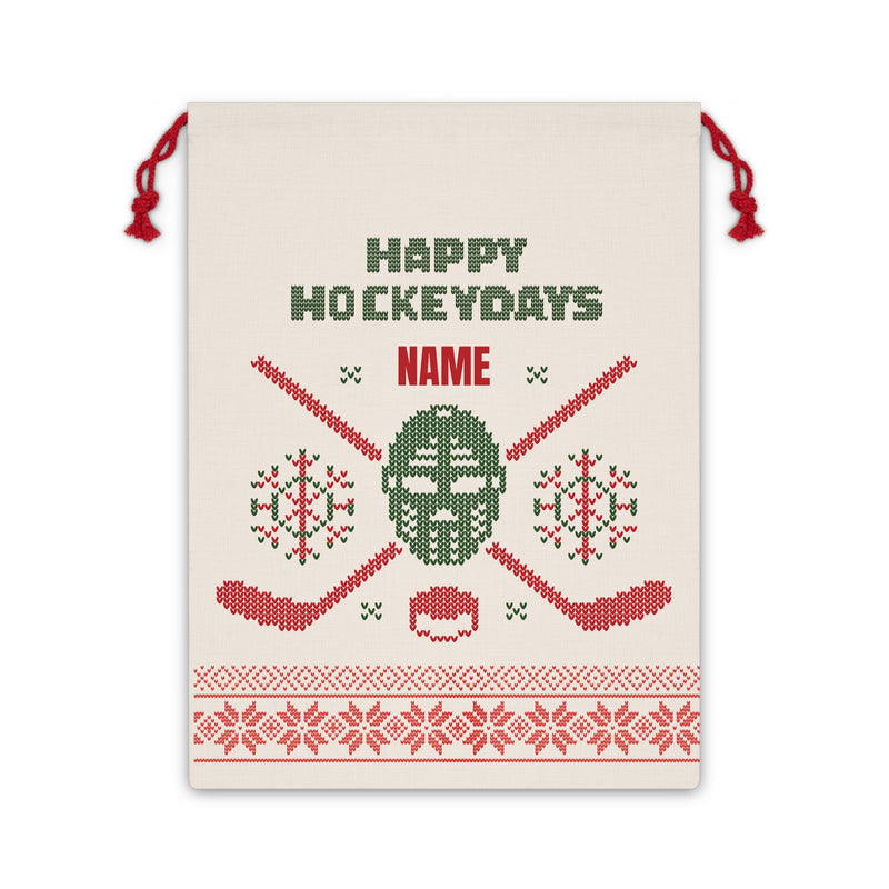 Custom Name Happy Hockeydays Gift Bag
