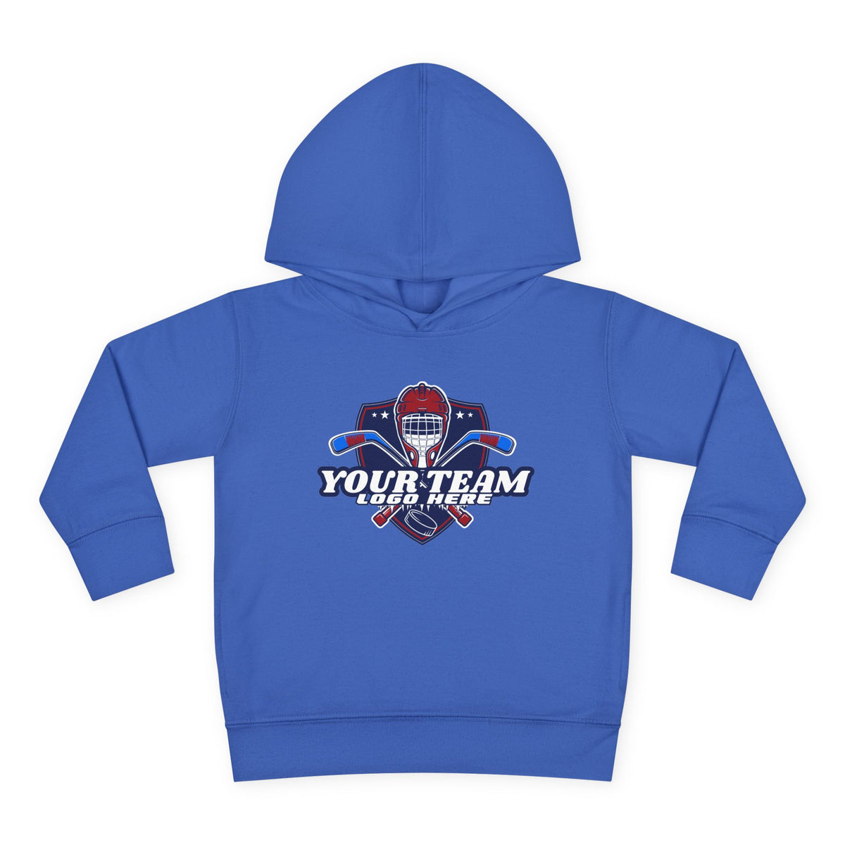 Custom Team Logo Toddler Pullover Hoodie