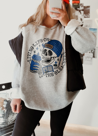 Living Life on the Bleachers Unisex Heavy Blend™ Crewneck Sweatshirt