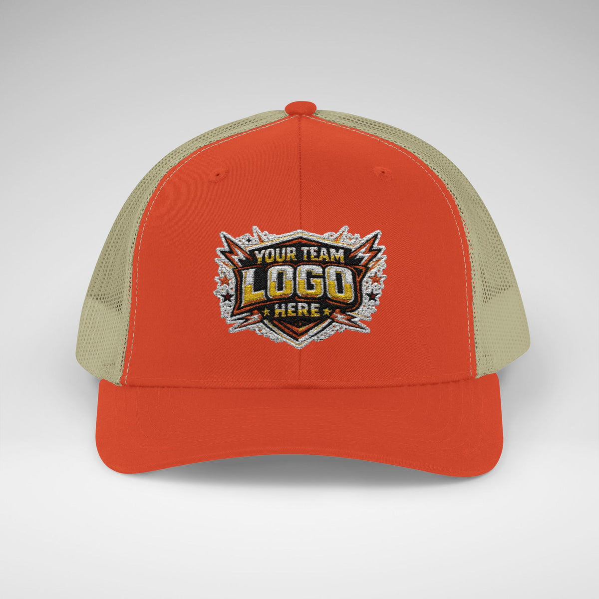 Custom Team Logo Patch Snapback Trucker Cap