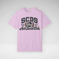 Personalizable SCDS Anti Social ClubComfort Colors Unisex Garment-Dyed T-shirt