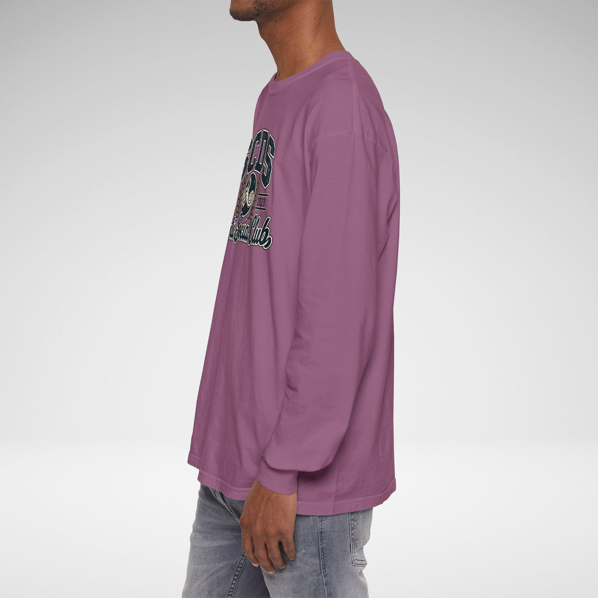SCDS Anti Social Club Comfort Colors Unisex Garment-dyed Long Sleeve T-Shirt