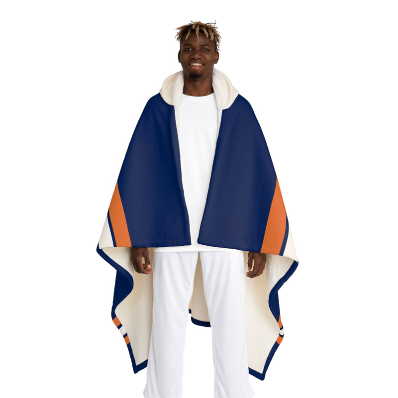 Custom Team Blanket Hooded Sherpa Fleece Blanket – Cozy Oversized Hooded Throw