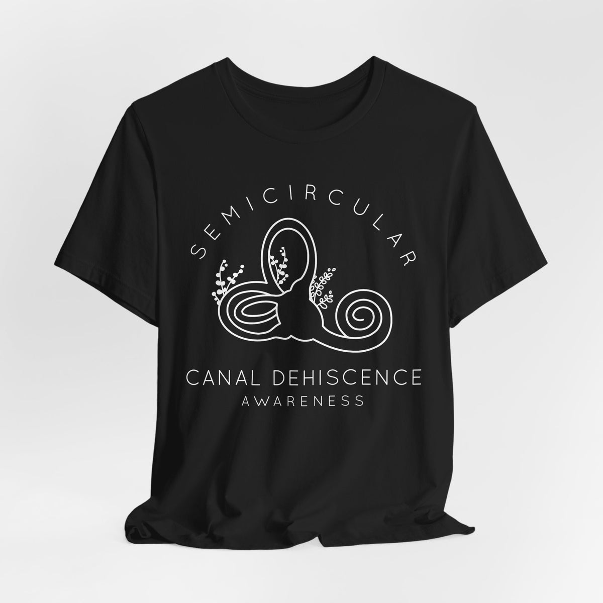 Semicircular Canal Dehiscence Awareness Awareness Bella Canvas Unisex Jersey Short Sleeve Tee