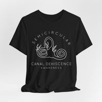 Semicircular Canal Dehiscence Awareness Awareness Bella Canvas Unisex Jersey Short Sleeve Tee
