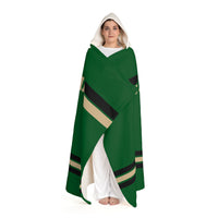 Custom Team Blanket Hooded Sherpa Fleece Blanket – Cozy Oversized Hooded Throw