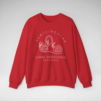 Semicircular Canal Dehiscence Awareness Gildan Unisex Heavy Blend™ Crewneck Sweatshirt