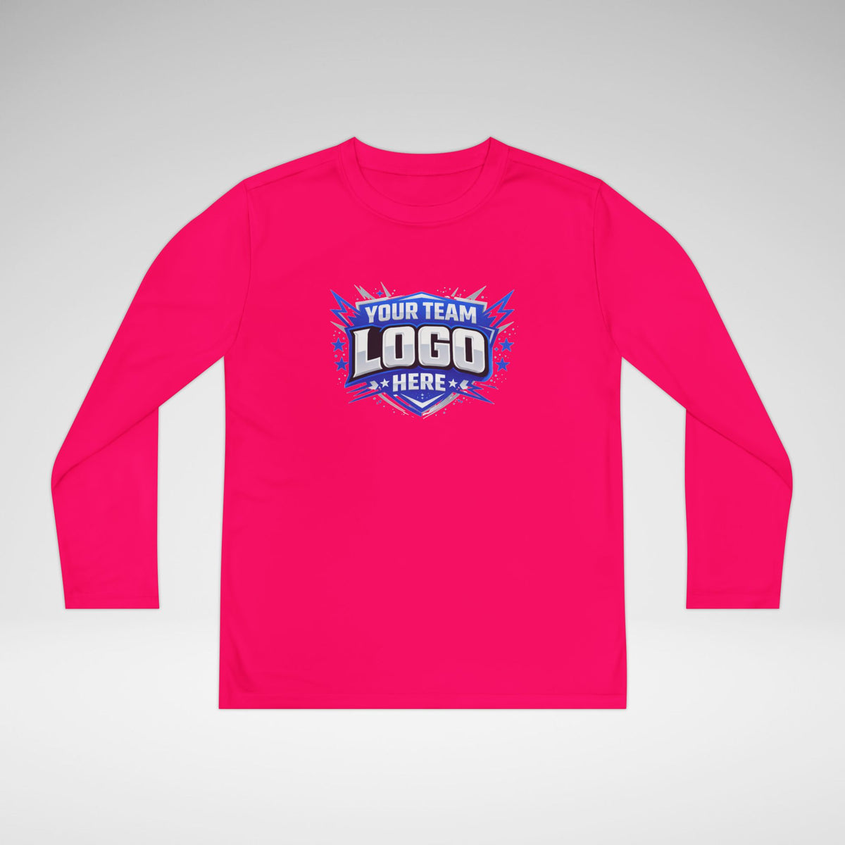 Custom Youth Team Long Sleeve Performance Shirt