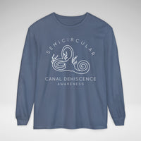 Semicircular Canal Dehiscence Comfort Colors Unisex Garment-dyed Long Sleeve T-Shirt