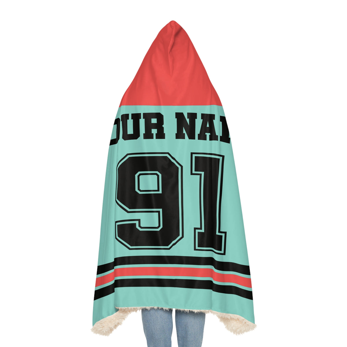 Custom Team Hooded Blanket