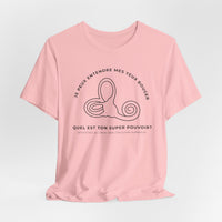 Déhiscence du canal semi-circulaire supérieur Bella Canvas Unisex Jersey Short Sleeve Tee