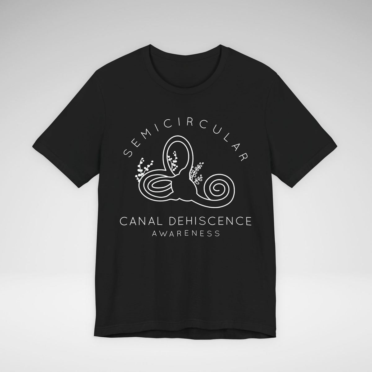 Semicircular Canal Dehiscence Awareness Awareness Bella Canvas Unisex Jersey Short Sleeve Tee