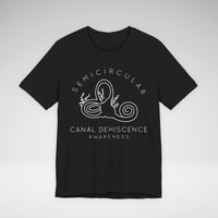 Semicircular Canal Dehiscence Awareness Awareness Bella Canvas Unisex Jersey Short Sleeve Tee