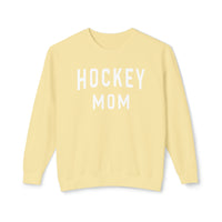 Hockey Mom Comfort Colors Unisex Lightweight Crewneck Sweatshirt