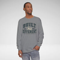 Built Different SCDS Awareness Comfort Colors Unisex Garment-dyed Long Sleeve T-Shirt