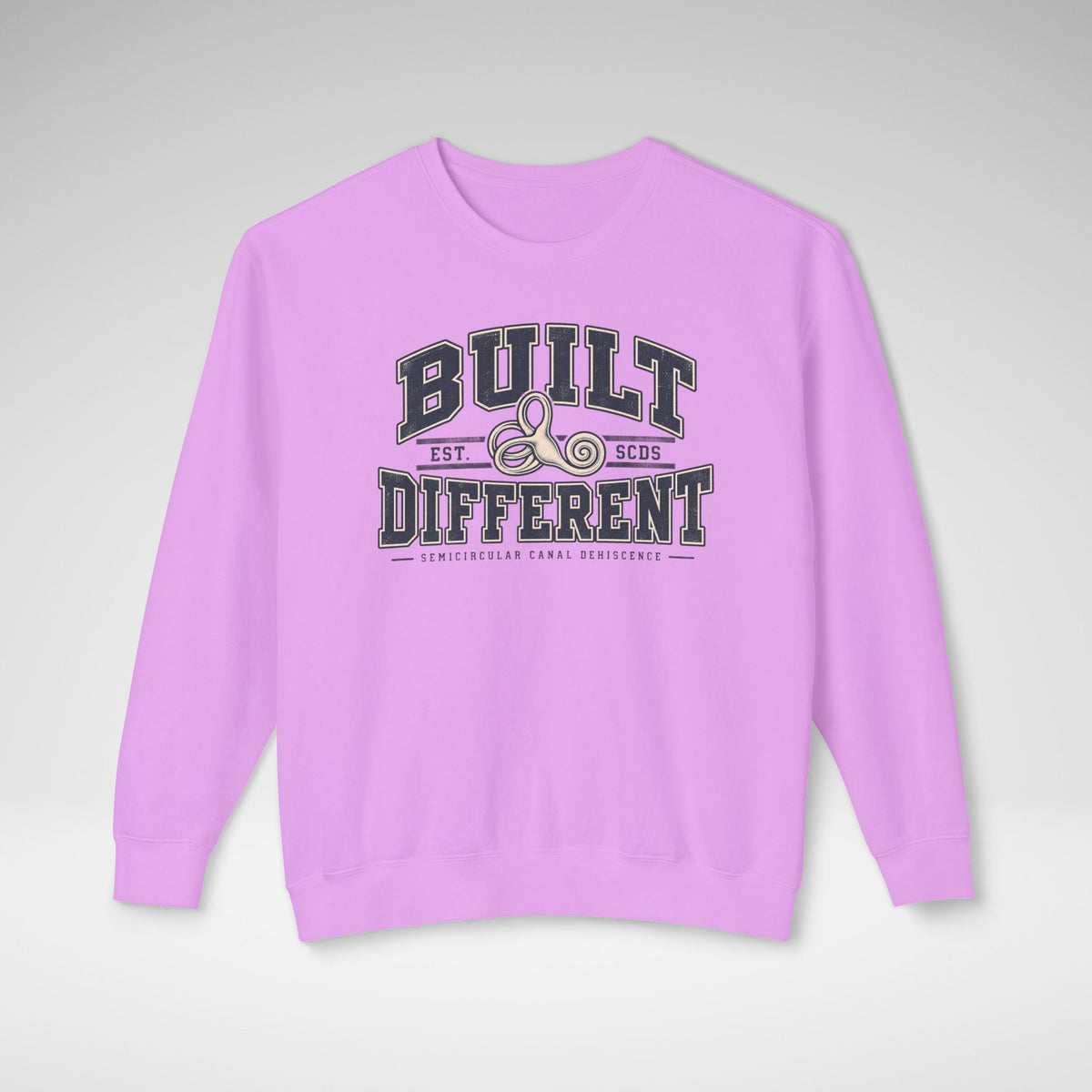 Built Different SCDS Awareness Comfort Colors® Crewneck Sweatshirt